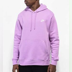 💘 Nike Sportswear Club Fleece Violet Hoodie - Men's